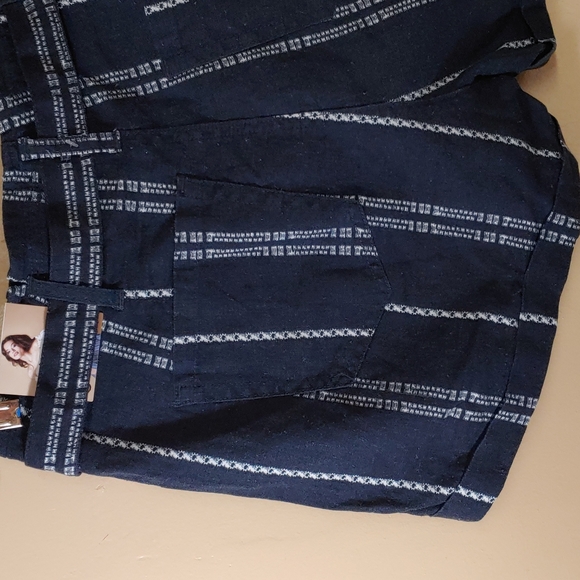 Rewash 🆕 Brand Striped Trouser Shorts 0 - Picture 6 of 14